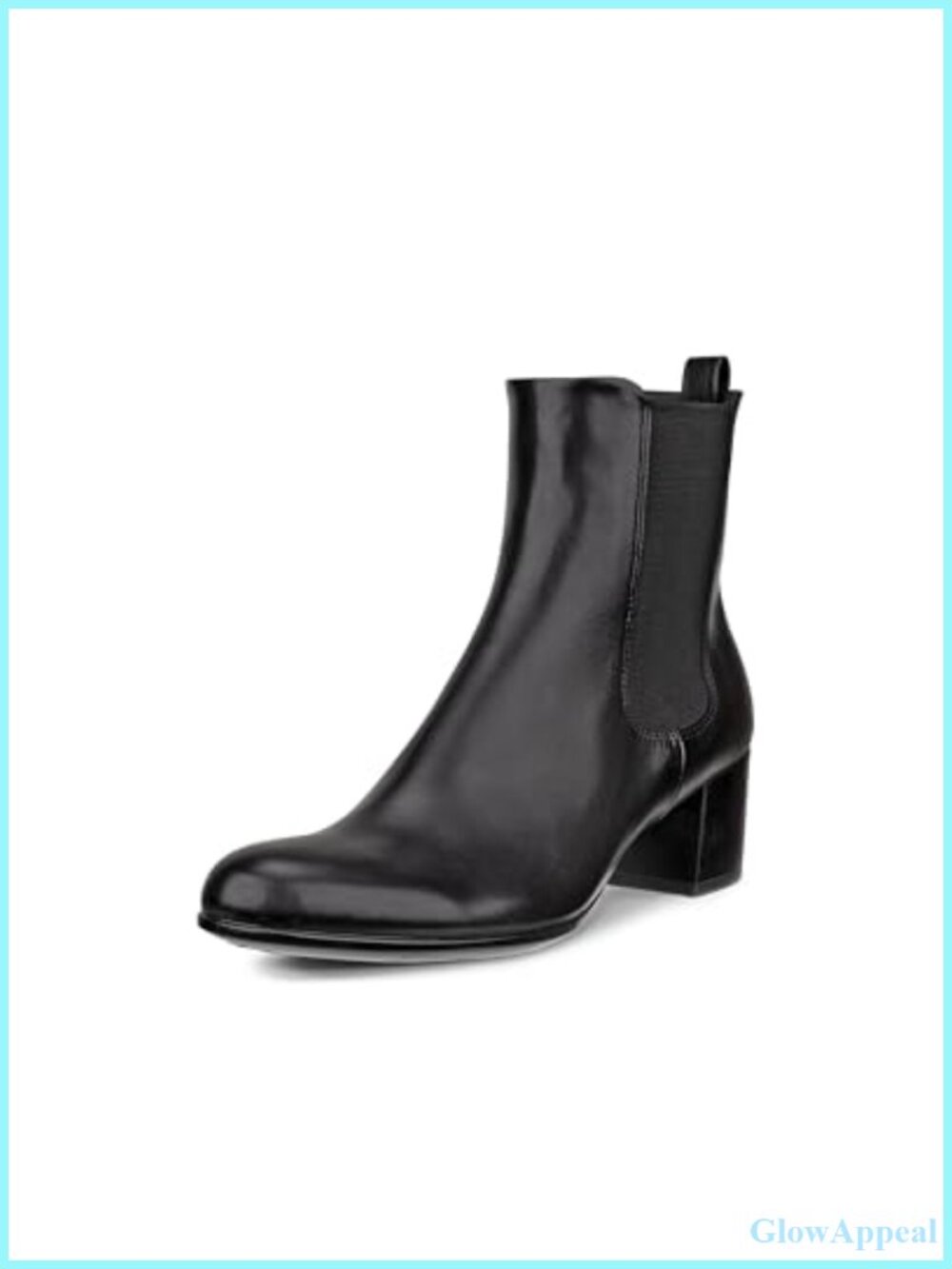 ECCO Chelsea Ankle Boots Leather 35mm Block Heel